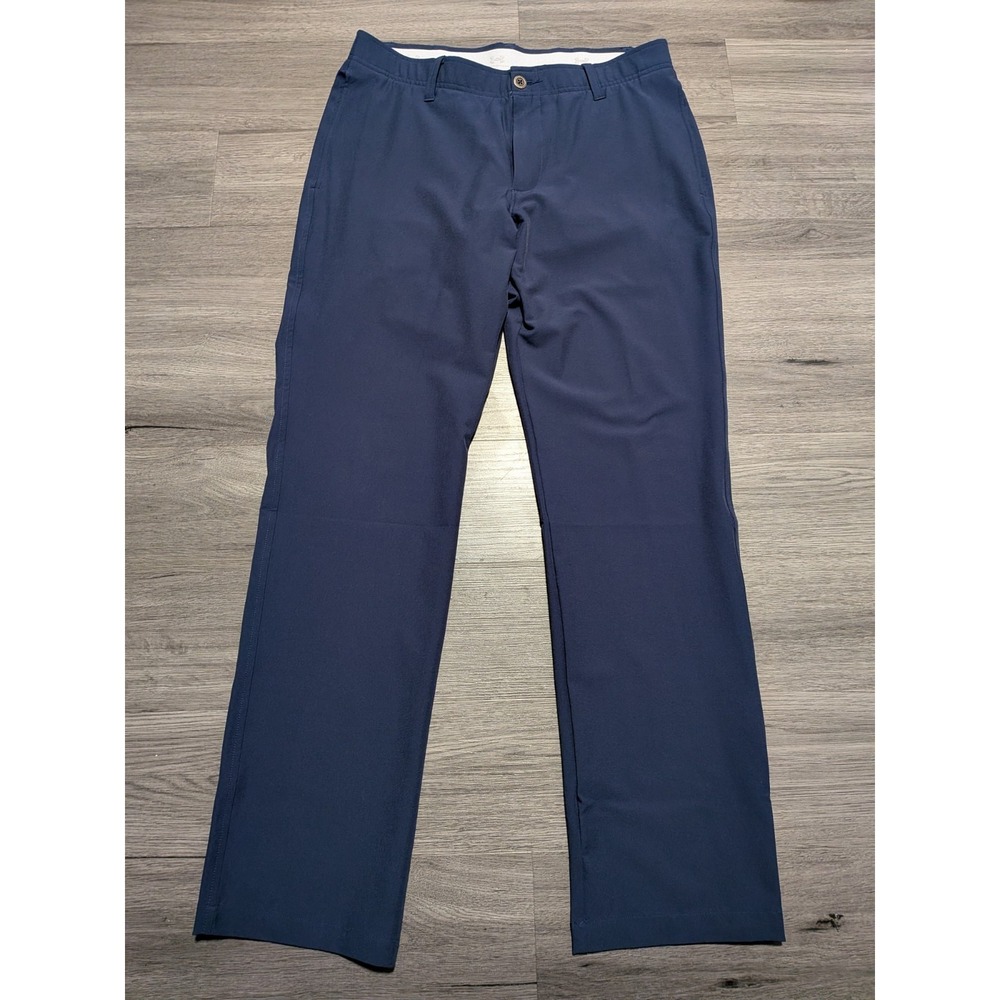 Under Armour Men's Navy Blue UA Golf‎ Stretch Performance Pants Size 34x32